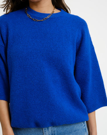 TILTIL Lena Shortsleeve Pullover Cobalt - Things I Like Things I Love