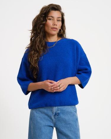 TILTIL Lena Shortsleeve Pullover Cobalt - Things I Like Things I Love