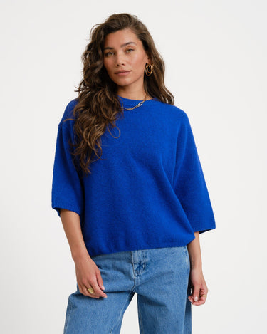 TILTIL Lena Shortsleeve Pullover Cobalt - Things I Like Things I Love