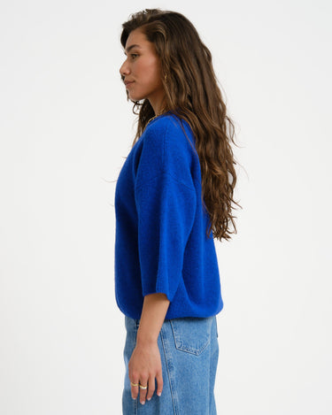 TILTIL Lena Shortsleeve Pullover Cobalt - Things I Like Things I Love