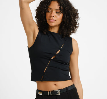TILTIL Lexi Crop Top Black - Things I Like Things I Love