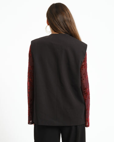 TILTIL Liene Sleeveless Blazer Zwart - Things I Like Things I Love