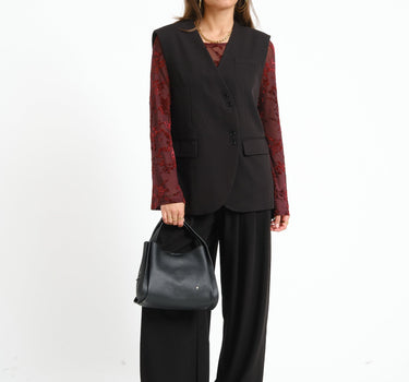 TILTIL Liene Sleeveless Blazer Zwart - Things I Like Things I Love