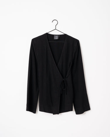 TILTIL Lily Kimono Linen Black - Things I Like Things I Love