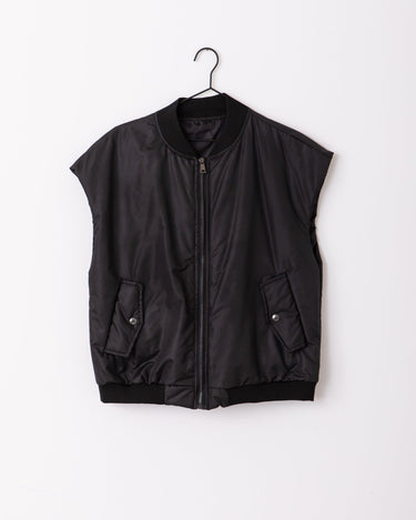TILTIL Lois Bomber Gilet Black - Things I Like Things I Love