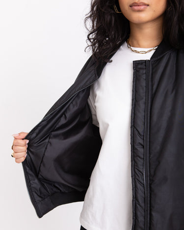 TILTIL Lois Bomber Gilet Black - Things I Like Things I Love