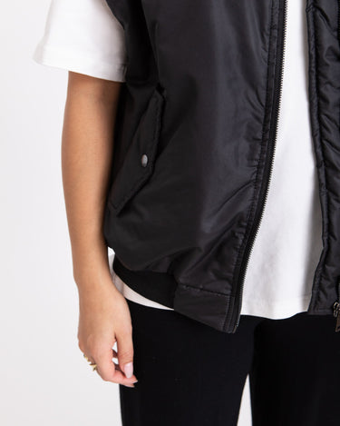 TILTIL Lois Bomber Gilet Black - Things I Like Things I Love