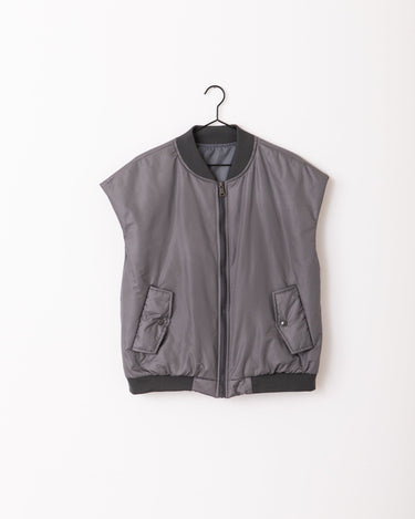 TILTIL Lois Bomber Gilet Grey - Things I Like Things I Love
