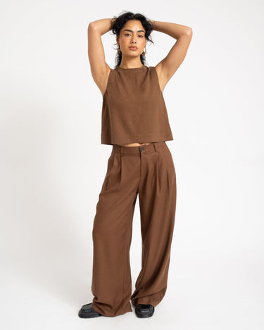 TILTIL Loma Ceder Pantalon Brown - Things I Like Things I Love