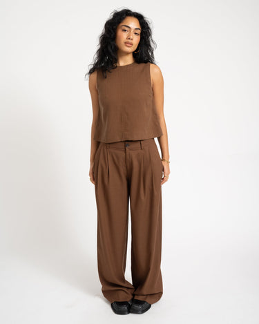 TILTIL Loma Ceder Pantalon Brown - Things I Like Things I Love