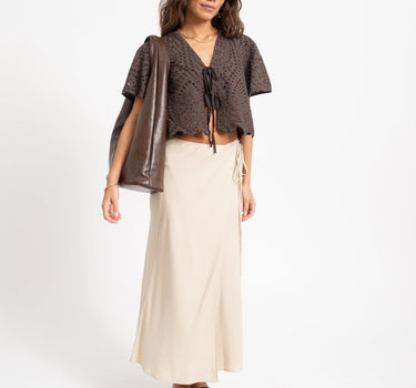 TILTIL Loma Wrap Skirt Sand - Things I Like Things I Love