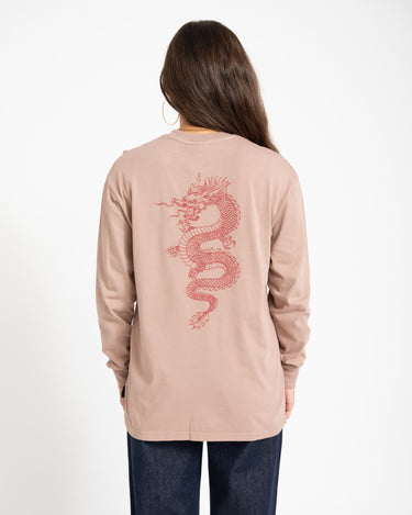 TILTIL Longsleeve Dragon Tee Pink - Things I Like Things I Love
