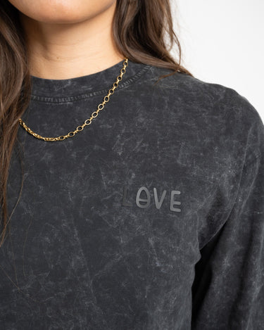 TILTIL Longsleeve Love Tee Black - Things I Like Things I Love