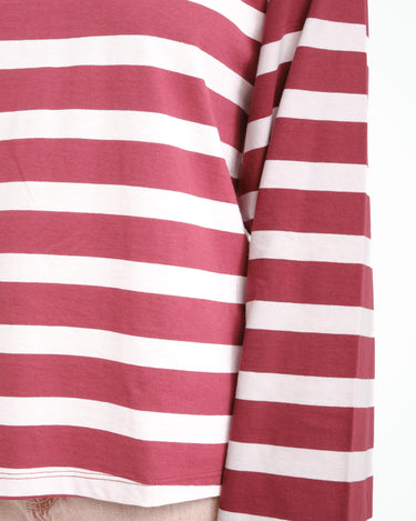 TILTIL Longsleeve Thick Striped Doka Tee Rood Roze - Things I Like Things I Love