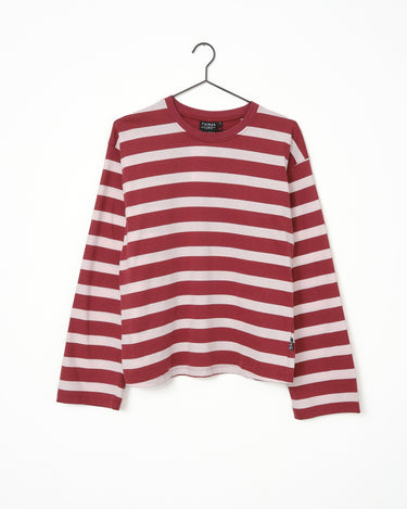 TILTIL Longsleeve Thick Striped Doka Tee Rood Roze - Things I Like Things I Love