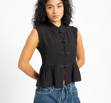 TILTIL Lotus Top Zwart - Things I Like Things I Love