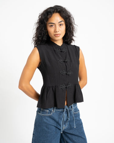 TILTIL Lotus Top Zwart - Things I Like Things I Love