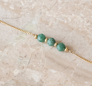 TILTIL Love Gemstone Bracelet Emerald - Things I Like Things I Love