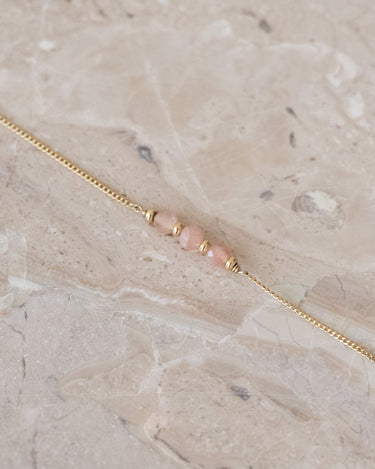 TILTIL Love Gemstone Bracelet Goud Pink Opal - Things I Like Things I Love