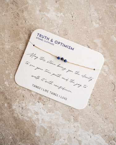 TILTIL Love Gemstone Bracelet Sapphire - Things I Like Things I Love