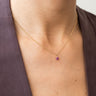 TILTIL Love Gemstone Necklace Goud Ruby - Things I Like Things I Love