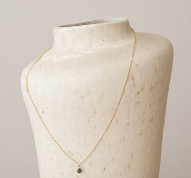 TILTIL Love Stone Necklace Gold Emerald - Things I Like Things I Love