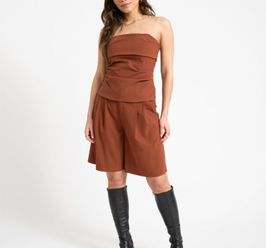 TILTIL Loya Tube Top Brown - Things I Like Things I Love