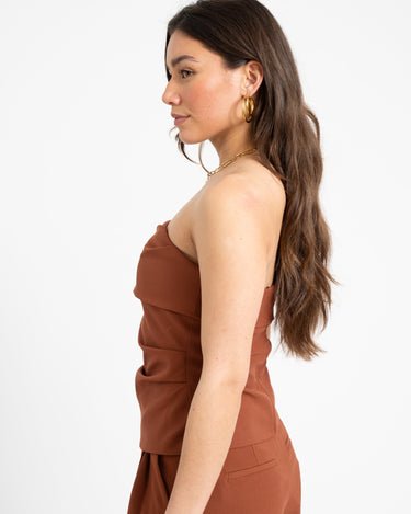 TILTIL Loya Tube Top Brown - Things I Like Things I Love