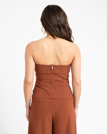 TILTIL Loya Tube Top Brown - Things I Like Things I Love
