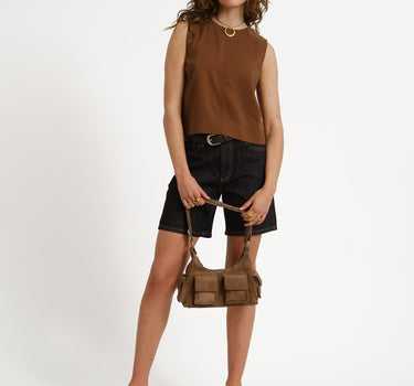 TILTIL Lulu Mid Length Short Black - Things I Like Things I Love