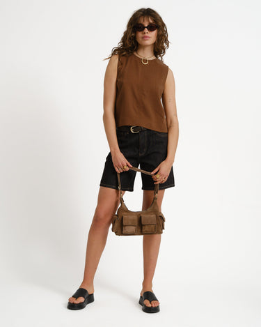 TILTIL Lulu Mid Length Short Black - Things I Like Things I Love
