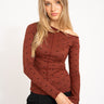 TILTIL Luna longsleeve Polkadot Bordeaux - Things I Like Things I Love