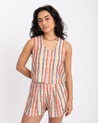 TILTIL Lyke Top Off - white Orange Print - Things I Like Things I Love