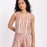 TILTIL Lyke Top Off - white Orange Print - Things I Like Things I Love