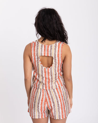 TILTIL Lyke Top Off - white Orange Print - Things I Like Things I Love