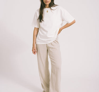 TILTIL Mailey Linen Pants Beige - Things I Like Things I Love