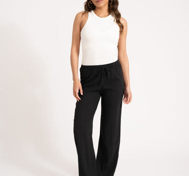TILTIL Mailey Linen Pants Black - Things I Like Things I Love