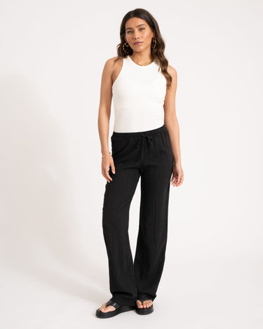 TILTIL Mailey Linen Pants Black - Things I Like Things I Love