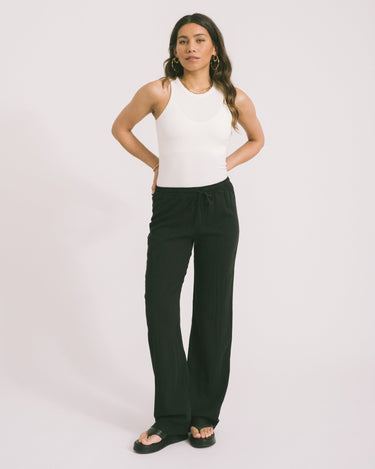 TILTIL Mailey Linen Pants Black - Things I Like Things I Love