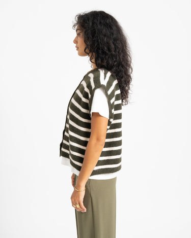 TILTIL Maya Striped Spencer One Size Groen - Things I Like Things I Love