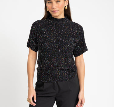 TILTIL Merry Mockneck Disco Black - Things I Like Things I Love