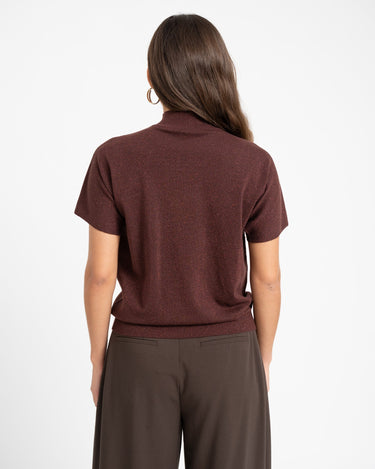 TILTIL Merry Mockneck Sparkle Bordeaux - Things I Like Things I Love