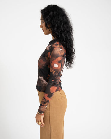 TILTIL Mesh Buttoned Longsleeve Black - Things I Like Things I Love