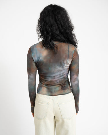 TILTIL Mesh Buttoned Longsleeve Terra - Things I Like Things I Love