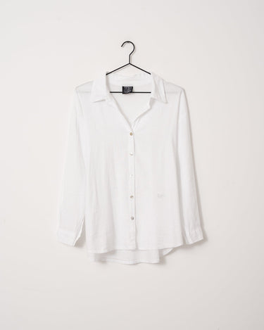 TILTIL Mia Blouse Linen White One Size - Things I Like Things I Love