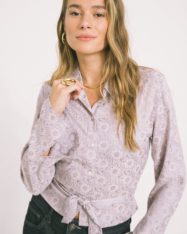 TILTIL Mica Blouse Flower Lilac - Things I Like Things I Love