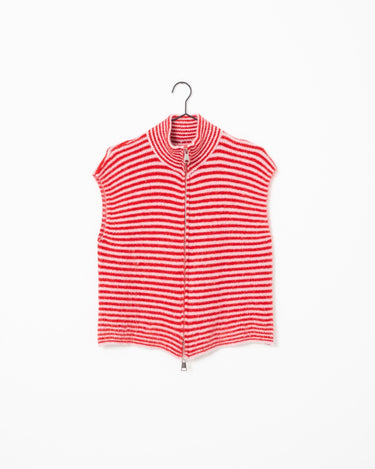 TILTIL Micha Striped Knitted Vest Roze One Size - Things I Like Things I Love