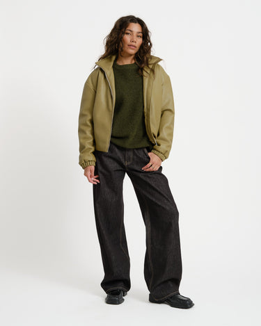 TILTIL Milana Crew Pullover Donkergroen - Things I Like Things I Love