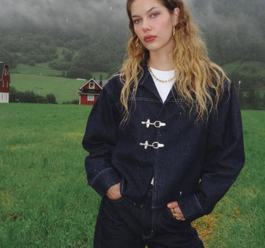 TILTIL Milly Buckle Jacket Blue - Things I Like Things I Love