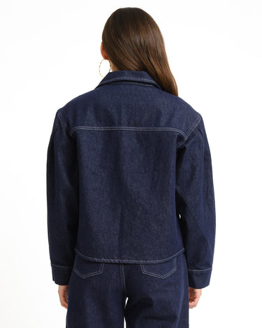 TILTIL Milly Buckle Jacket Blue - Things I Like Things I Love